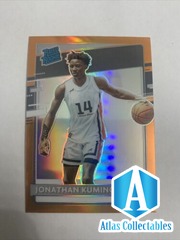 2021 Panini Chronicles Jonathan Kuminga Orange Donruss Optic Rated Rookie GS